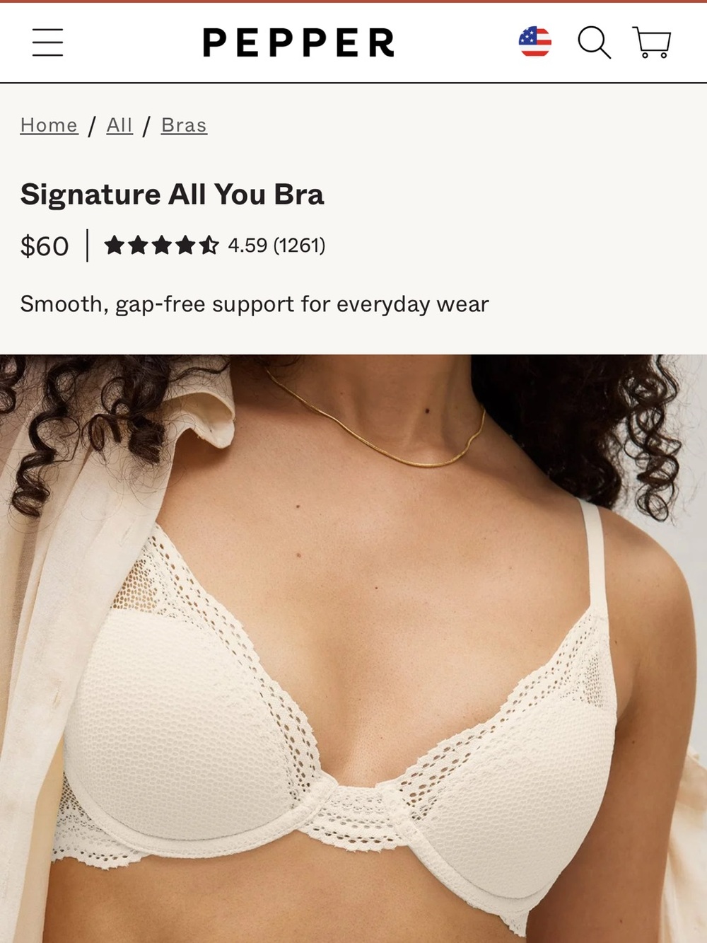 Signature All You Bra - Red